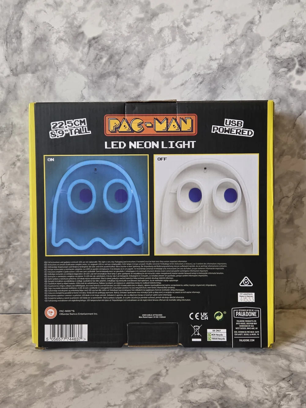 Pac-Man Blue Ghost LED Neon Light - NIB